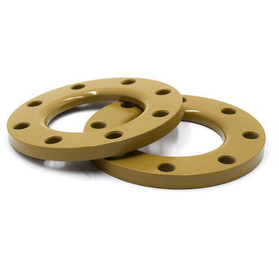 OEM QT450 Mặt bích đúc cát Đường ống phụ kiện mặt bích bằng gang dẻo