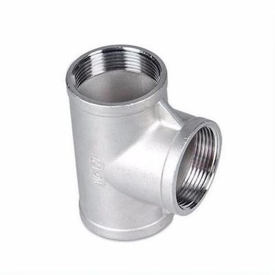 SS304 Thép không gỉ Equal Tee Đúc các bộ phận cho phụ kiện đường ống