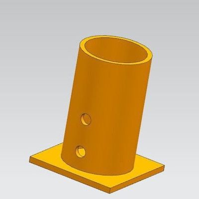 Vỏ đúc gang dẻo GGG50 Các bộ phận đúc sắt cho máy móc công nghiệp