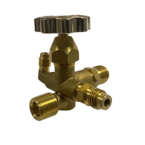 80MM OEM 5 Way Van đồng thau Linh kiện gia công CNC cho đầu nối ống